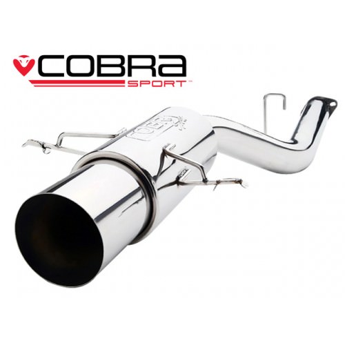 Cobra Exhaust 2.5\" Rear Silencer Backbox Subaru Impreza 2001-2007 WRX STI SB01y_1