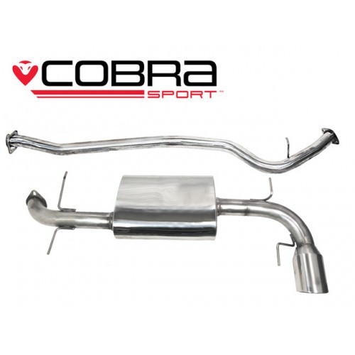 Cobra Exhaust 2.5\" Cat Back Exhaust 2008-2012 Non-Resonated SU48_2