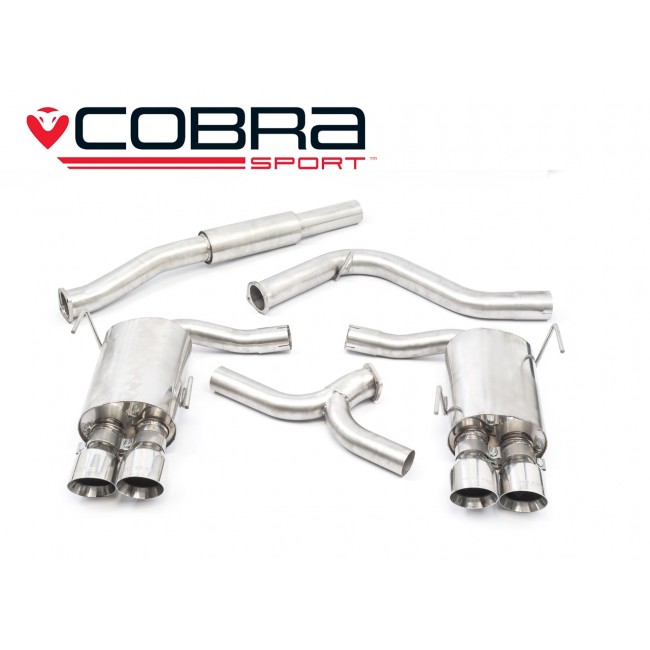 Cobra Exhaust 3\" Cat Back (Resonated) SU82G Subaru WRX / STI 2014>_1