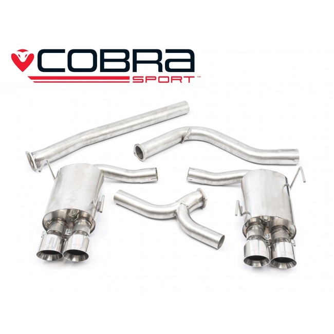 Cobra Exhaust 3\" Cat Back Non-Resonated Subaru WRX / STI 2014> SU82H_1