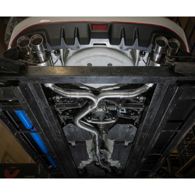 Cobra Exhaust 3\" Cat Back Non-Resonated Subaru WRX / STI 2014> SU82H_3