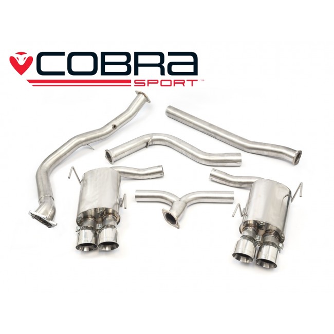 Cobra Exhaust 3\" Turbo Back Exhaust - (with De-Cat / Non-Resonated) SU83d - Subaru WRX / STI 2014>_1