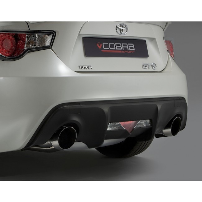 Cobra Exhaust Cat Back Sports Exhaust Non-Resonated TY10 - Toyota GT86 / Subaru BRZ_5
