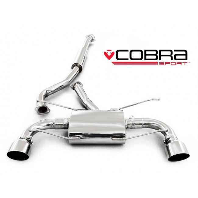 Cobra Exhaust Cat Back (Resonated) TY11 - Toyota GT86 / Subaru BRZ_1