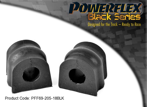 Powerflex Black Series Front Anti Roll Bar Bush 18mm WRX & STI 01-07 PFF69-205-18BLK_1