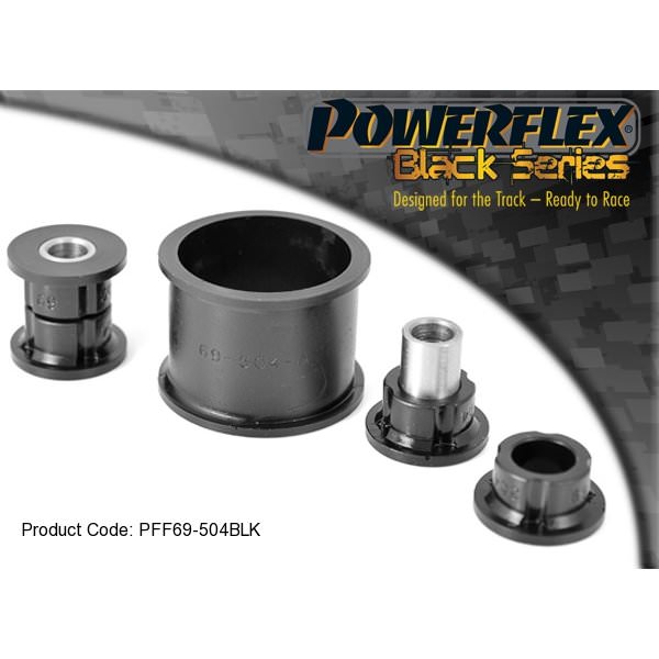 Powerflex Black Series Steering Rack Mounting Kit WRX & STI Hatchback PFF69-504BLK_1