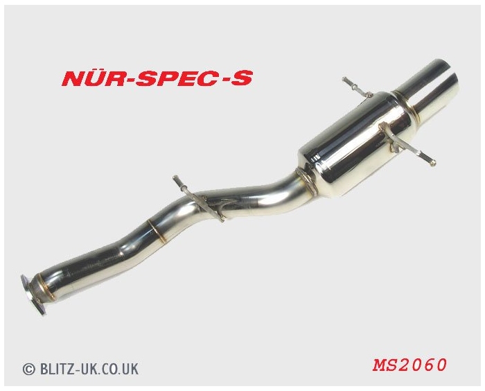 Blitz Nur Spec-s Performance Rear Silencer - Impreza WRX & STi 01-07. c...