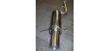 Hayward And Scott 3" Straight Exit Jap Style Exhaust Backbox - New Age Impreza