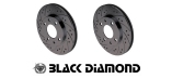 Black Diamond Combi Rear Brake Discs Subaru Impreza WRX 2001-2007 KBD1355