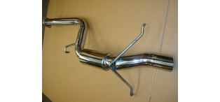 Hayward And Scott 2.5" Group A Replica Exhaust Rear Silencer - Polished - New Age Impreza