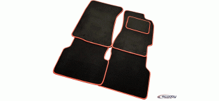 Black with Red Binding Tailor-made Car Mat Set for Subaru Impreza WRX & STI 1993-2019