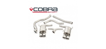 Cobra 3" Turbo Back Exhaust Subaru WRX / STI 2014> with Sports Cat Non-Resonated SU83b