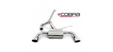 Cobra Exhaust Cat Back Sports Exhaust Non-Resonated TY10 - Toyota GT86 / Subaru BRZ