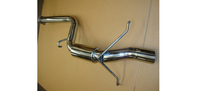 Hayward And Scott 2.5\" Group A Replica Exhaust Rear Silencer - Polished - New Age Impreza