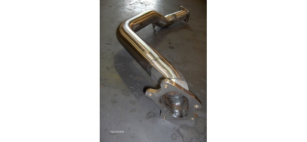 Hayward And Scott 3\" One Piece Twin Scroll Exhaust Downpipe For JDM Models - New Age Impreza