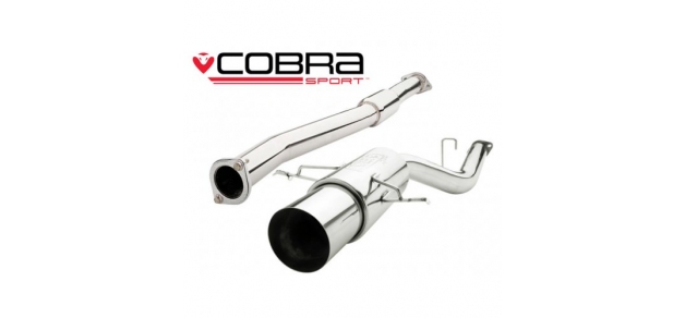 Cobra Exhaust 3\" Cat Back Exhaust System SC02z Subaru Impreza Turbo 1993-2000 Resonated