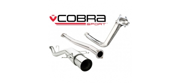 Cobra Exhaust 3\" Turbo Back SC30d Subaru Impreza 1993-2000 Non-Resonated