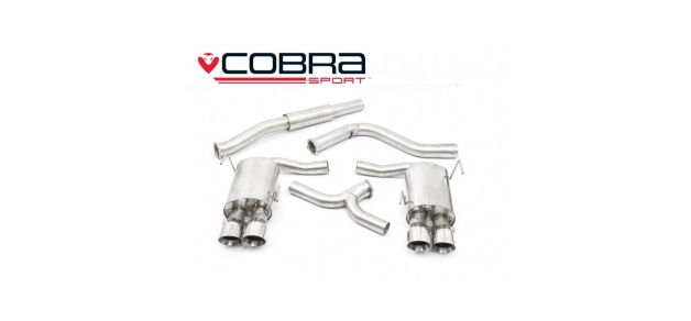 Cobra Exhaust 3\" Cat Back (Resonated) SU82G Subaru WRX / STI 2014>