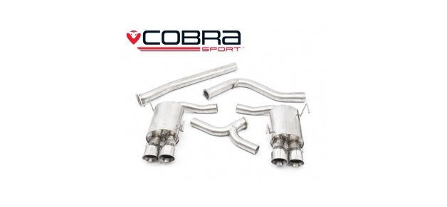 Cobra Exhaust 3\" Cat Back Non-Resonated Subaru WRX / STI 2014> SU82H