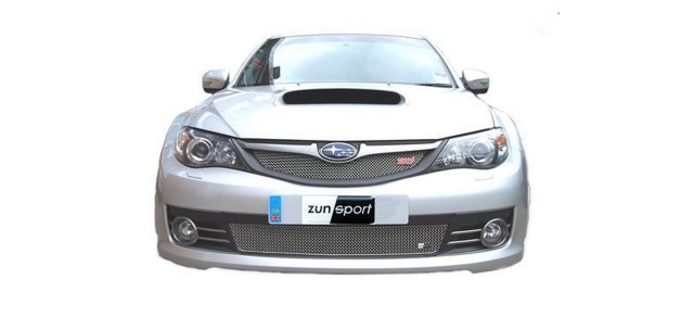 Zunsport POLISHED Upper & Lower Grilles Subaru Impreza Hatch STI 2008-2010 ZSU14507