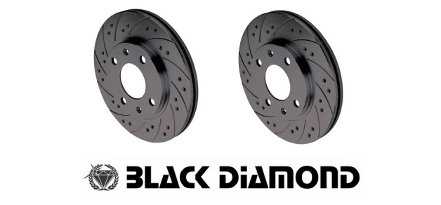 Black Diamond Combi Rear Brake Discs Subaru Impreza STI Non-Widetrack 04-07 KBD1407COM