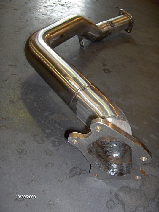 Hayward And Scott 3\" One Piece Twin Scroll Exhaust Downpipe For JDM Models - New Age Impreza_1