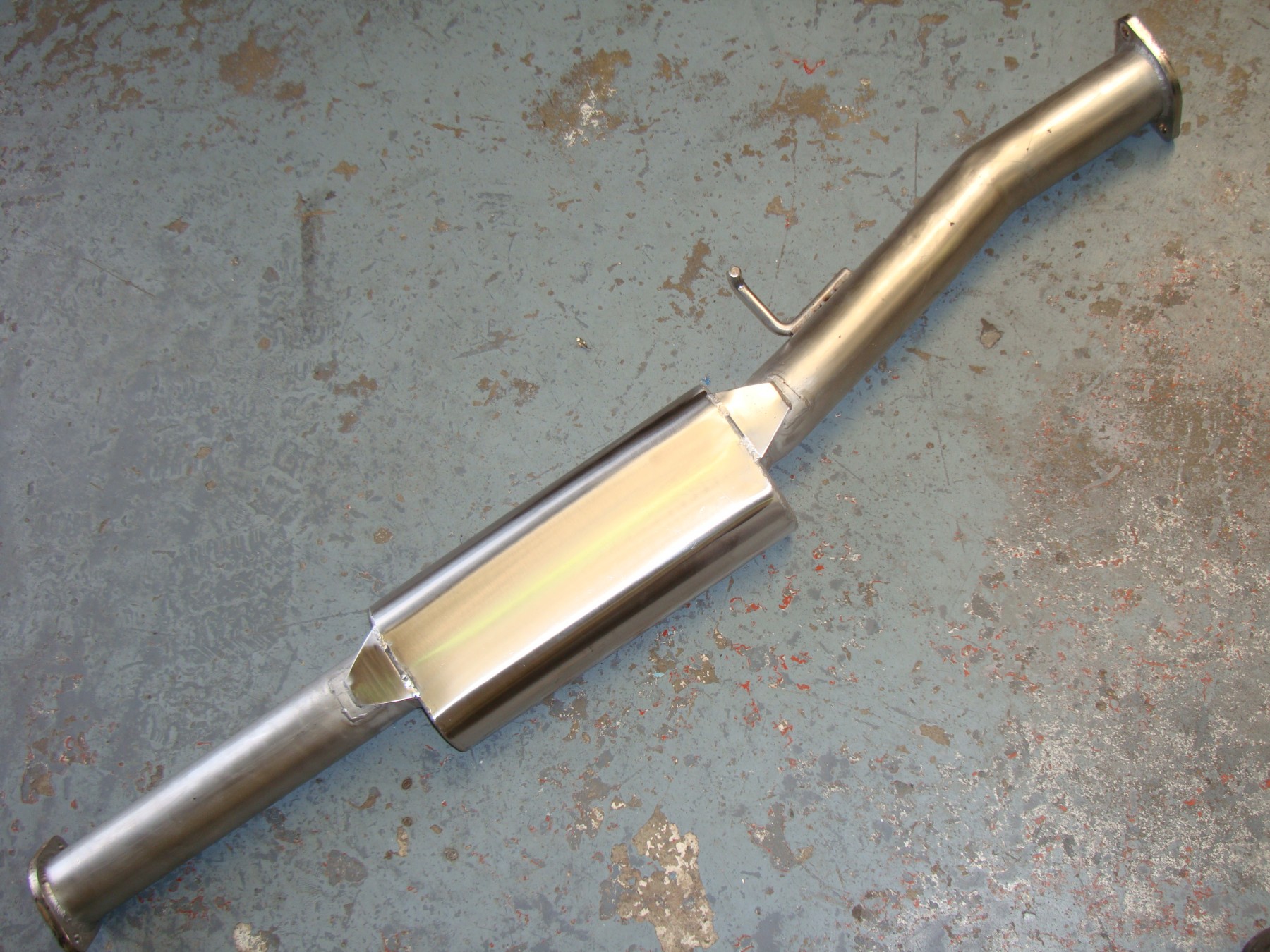 Hayward And Scott 3\" Track Day Exhaust Centre Pipe With Silencer - New Age Impreza_1