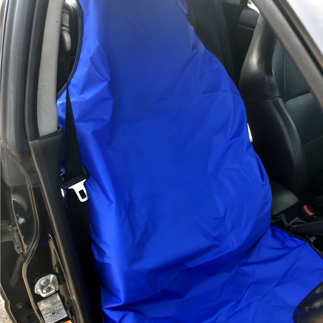 Airbag Compatible Seat Cover for Subaru Impreza, Legacy and Forester Plain Blue_1