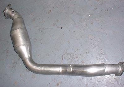 Hayward And Scott 2.5\" Exhaust Downpipe with High Flow Cat - Classic GC8 Impreza_1