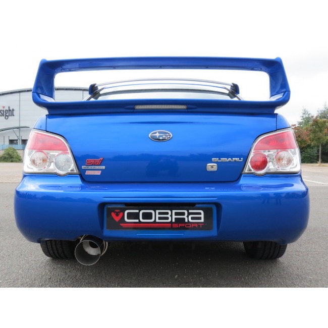 Cobra Exhaust 2.5\" Cat Back Resonated Subaru Impreza 2001-2007 WRX STI SB02y_5