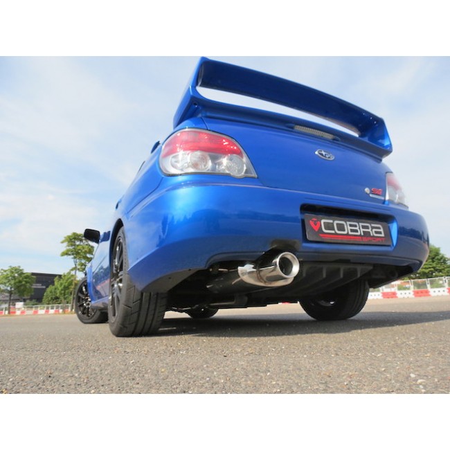Cobra Exhaust 3\" Track Day Friendly Cat Back Sports Subaru Impreza WRX / STI SB04_5