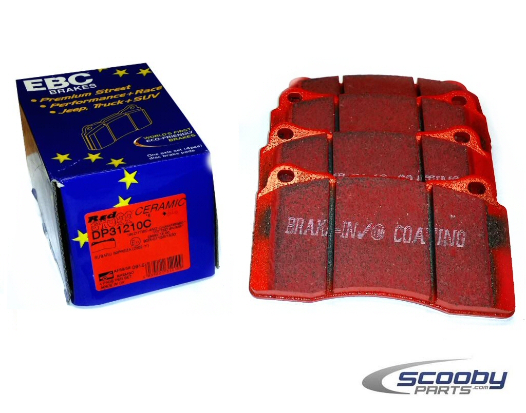 EBC Red Stuff Ceramic Front Brake Pads Subaru Impreza STI 2001-2020 DP31210_1