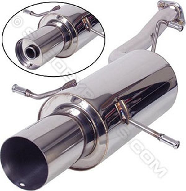 M2 Motorsport Performance Exhaust Rear Silencer for Impreza WRX and STI 2001-2007 and 1993-2000_1