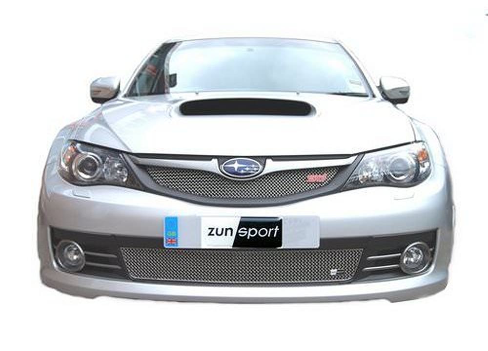 Zunsport POLISHED Upper & Lower Grilles Subaru Impreza Hatch STI 2008-2010 ZSU14507_1